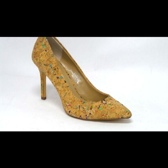 G.I.L.I. Pointed Toe Pumps Jill Cork Multi - Medium - Picture 5 of 6